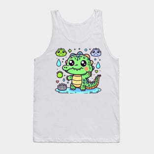 Tickled Crocodile Tank Top